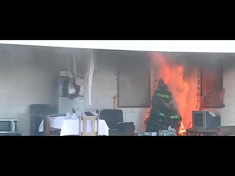 Tercer incendio por decoración navideña