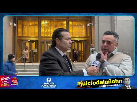 Hondureño sobre el juicio contra expresidente Hernández en Nueva York