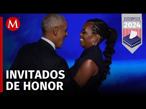 Barack y Michelle Obama conquistan a la Convención Demócrata