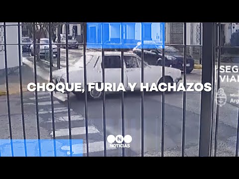 CHOQUE, FURIA Y HACHAZOS en San Fernando - Telefe Noticias