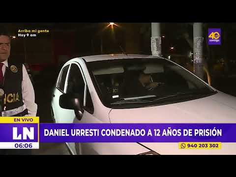 Daniel Urresti es condenado a 12 años de prisión por el asesinato de Hugo Bustíos
