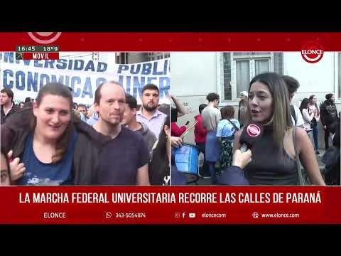 Marcha Federal Universitaria en Paraná: más testimonios