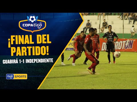¡Final del partido! Guabirá e Independiente Petrolero empataron en el Gilberto Parada