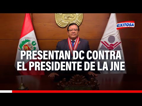 Fiscalía presentó denuncia constitucional contra el presidente de la JNE, Jorge Luis Salas