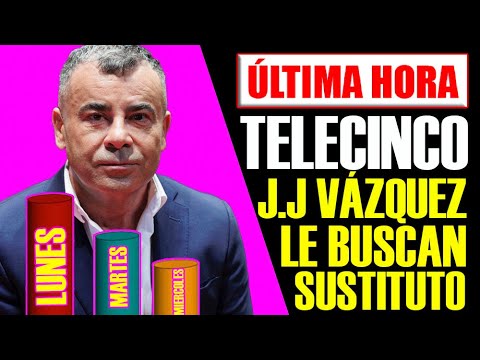 BOMBA!! TELECINCO BUSCA SUSTITUTO PARA UN JORGE JAVIER VÁZQUEZ INCAPAZ DE LEVANTAR A LA AUDIENCIA.