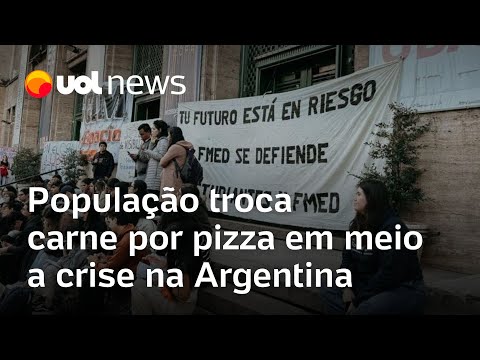 Argentinos trocam carne por pizza e deixam de fazer três refeições diárias | Amanda Cotrim