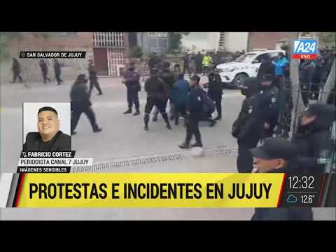 Destrozos en la Legislatura de Jujuy: denuncian a la agrupación Tupac Amaru