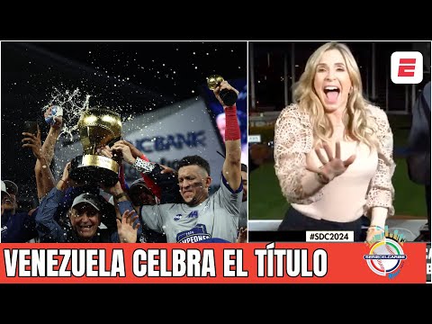 VENEZUELA CELEBRA. El título de SERIE DEL CARIBE de TIBURONES se junta con CARNAVALES | ESPN Béisbol