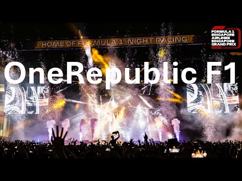 Singapore Grand Prix Formula 1 Live Concert OneRepublic at Padang Stage