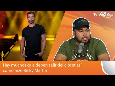 Hay muchos que deben salir del clóset, así como hizo Ricky Martin dice Engels Lizardo