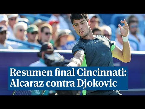 Alcaraz cae en una final épica en Cincinnati ante Djokovic