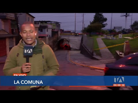 Varias familias han sido evacuadas tras el aluvión de La Gasca, en Quito