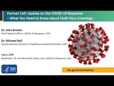 CDC COVID-19 Partner Update: What You Need to Know about Cloth Face Coverings