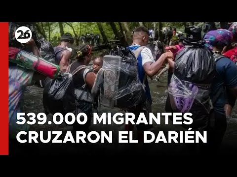 En 2023, más de 539.000 migrantes cruzaron la región del Darién