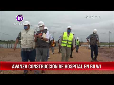 Visitan construcción del nuevo hospital regional del Caribe Norte de Nicaragua