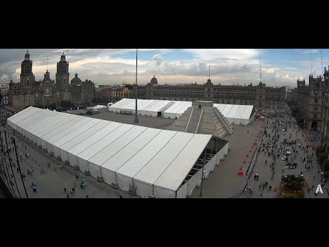 #CDMX | Un atardecer increíble en el #zocalo