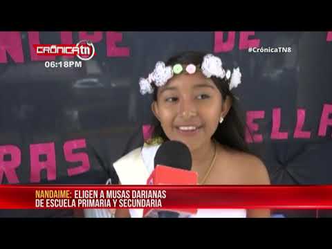 Ministerio de Educación realiza concurso de la musa Dariana – Nicaragua