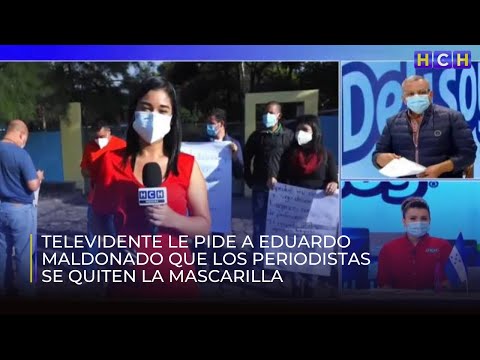 Televidente le pide a Eduardo Maldonado que los periodistas se quiten la mascarilla para conocerlos