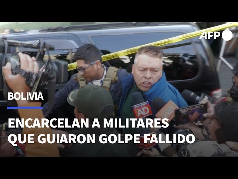 Recluidos en penal de máxima seguridad militares que guiaron fallido golpe en Bolivia | AFP