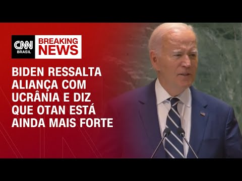 Biden ressalta aliança com Ucrânia e diz que Otan está ainda mais forte | LIVE CNN