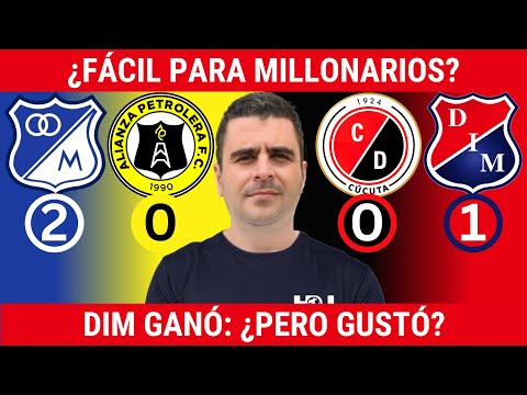 Millonarios 2-0 Alianza y Cúcuta 0-1 Medellín | Liga Dimayor 2023-II | Resumen, Goles x JF Cadavid