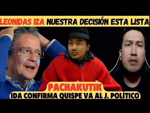 Leonidas Iza “Nuestra voluntad es el J. Político a Lasso” Salvador Quishpe ya sabe nuestra voluntad