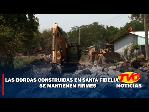 Las bordas construidas en Santa Fidelia se mantienen firmes.