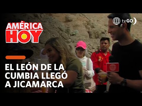 América Hoy: “El león de la cumbia” llega a Jicamarca a ayudar (HOY)