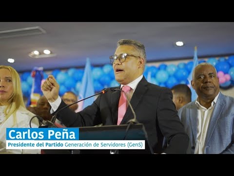 Soy Carlos Peña y con la ayuda de Dios y tu apoyo seré el próximo presidente de República Dominicana