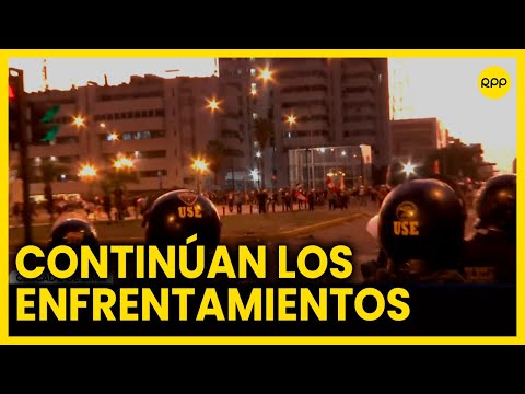 Toma de Lima: Enfrentamientos en avenida Roosevelt con Jirón Azángaro