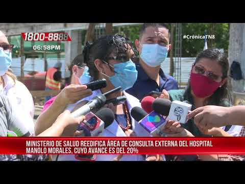 Avanza construcción de consulta externa en el Hospital Manolo Morales – Nicaragua