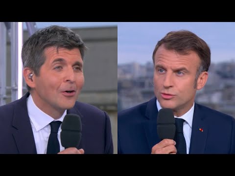 Thomas Sotto recadre sèchement Emmanuel Macron « On marche sur la tête »