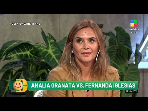 Amalia Granata vs. Fernanda Iglesias: Yo hablo por lo que vi y viví