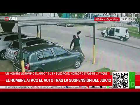 DENUNCIA de ABUSO y un PADRE DESESPERADO: un HOMBRE ROMPIÓ AUTOS tras la SUSPENSIÓN de un JUICIO