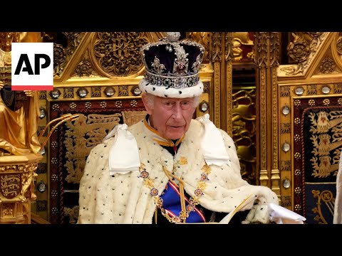 King Charles III gives speech at UK's State Opening of Parliament