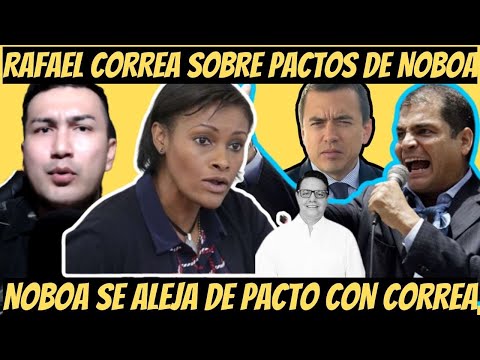 Rafael Correa le responde a Diana Salazar en CASO VILLAVICENCIO | Noboa y Correa ¿Fin del pacto?