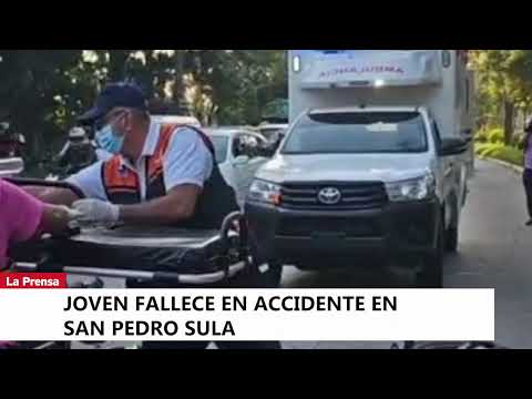 Joven fallece en accidente en San Pedro Sula