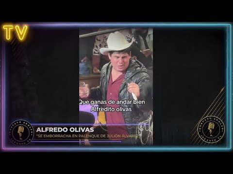 ¡Alfredo Olivas BORRACHO en PALENQUE y Julio?n A?lvarez EXPLOTA por aventarle un HIELO!