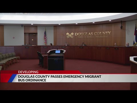 Douglas County prohibiting unscheduled stops from buses with migrants