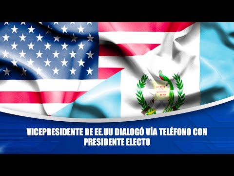 Vicepresidente de EE.UU dialogó vía teléfono con presidente electo