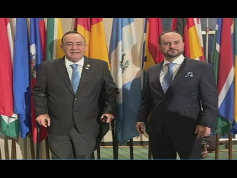 Presidente Alejandro Giammattei participa en  Asamblea General de la ONU