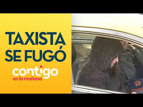 SE FUE CONTRA EL TRÁNSITO: Taxista se dio a la fuga en fiscalización - Contigo en la Mañana