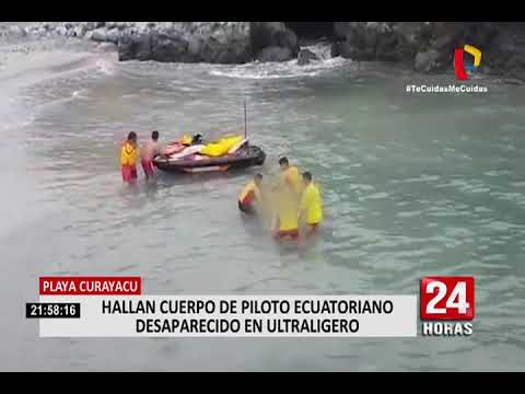Marina de Guerra halló cuerpo de ecuatoriano que desapareció tras caída de aeronave ultraligera