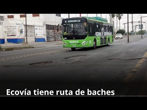 Ecovía enfrenta una ruta de baches