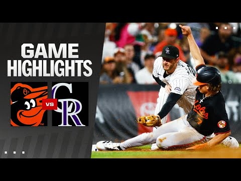 Orioles vs. Rockies Game Highlights (8/30/24) | MLB Highlights