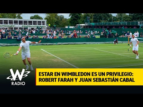 Estar en Wimbledon es un privilegio: Robert Farah y Juan Sebastián Cabal