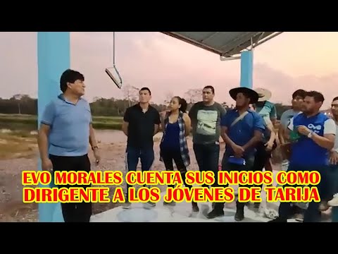 JÓVENES DE TARIJA DESTACA LA LUCHA DE EVO MORALES Y EL EJEMPLO PARA LA JUVENTUD DE BOLIVIA..
