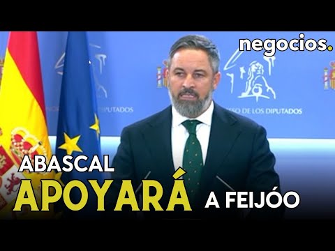 Abascal confirma su apoyo a Feijóo: el PP no podrá participar en el cordón sanitario contra Vox
