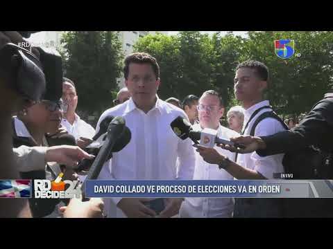 MINISTRO DE TURISMO DAVID COLLADO LLEGA A EJERCER SU VOTO | RD DECIDE 2024
