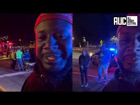T-Pain Choked Up After Getting In Hit and Run Car Accident With His Wife